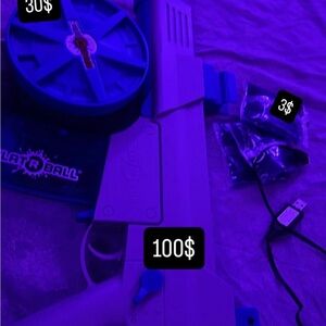 SplatRBall Action Figure Playset - Blue and White